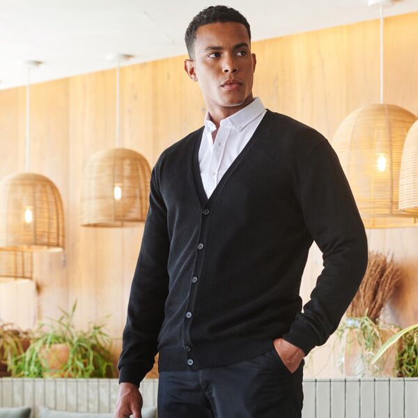 V-button cardigan Thumbnail